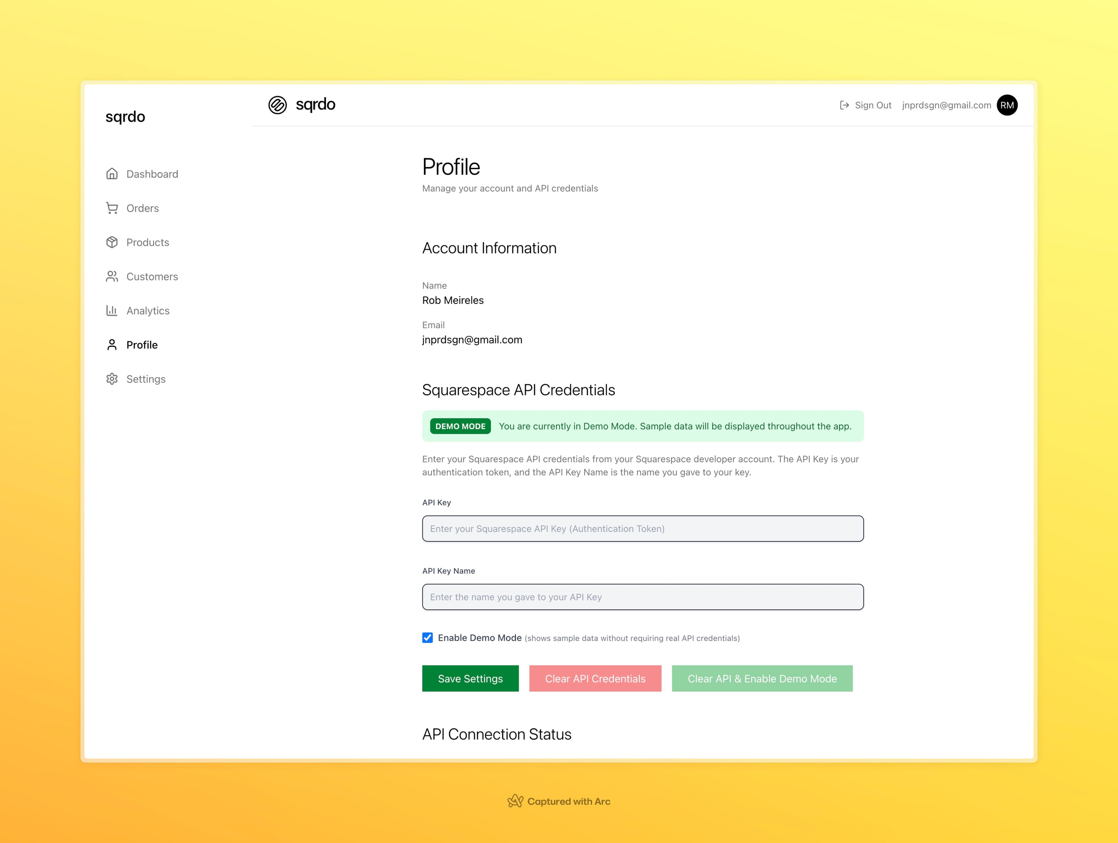 Building the Demo Mode: Making Data Accessible in Sqrdo